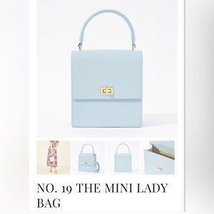 Neely & Chloe Steel Mini Lady Bag